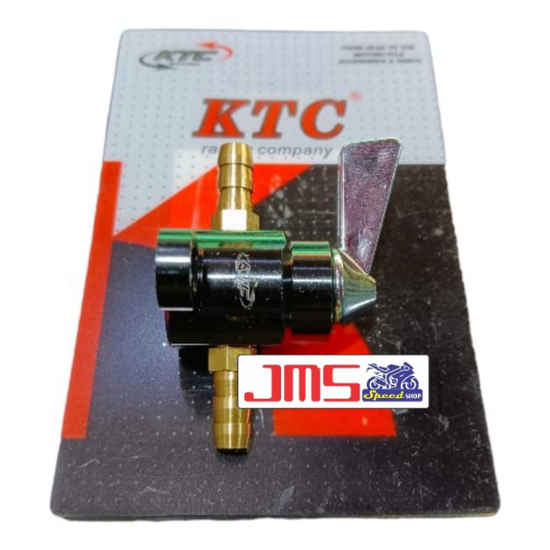 kran bensin ktc racing cnc original hitam universal mio beat vario rx king tiger supra blade jupiter