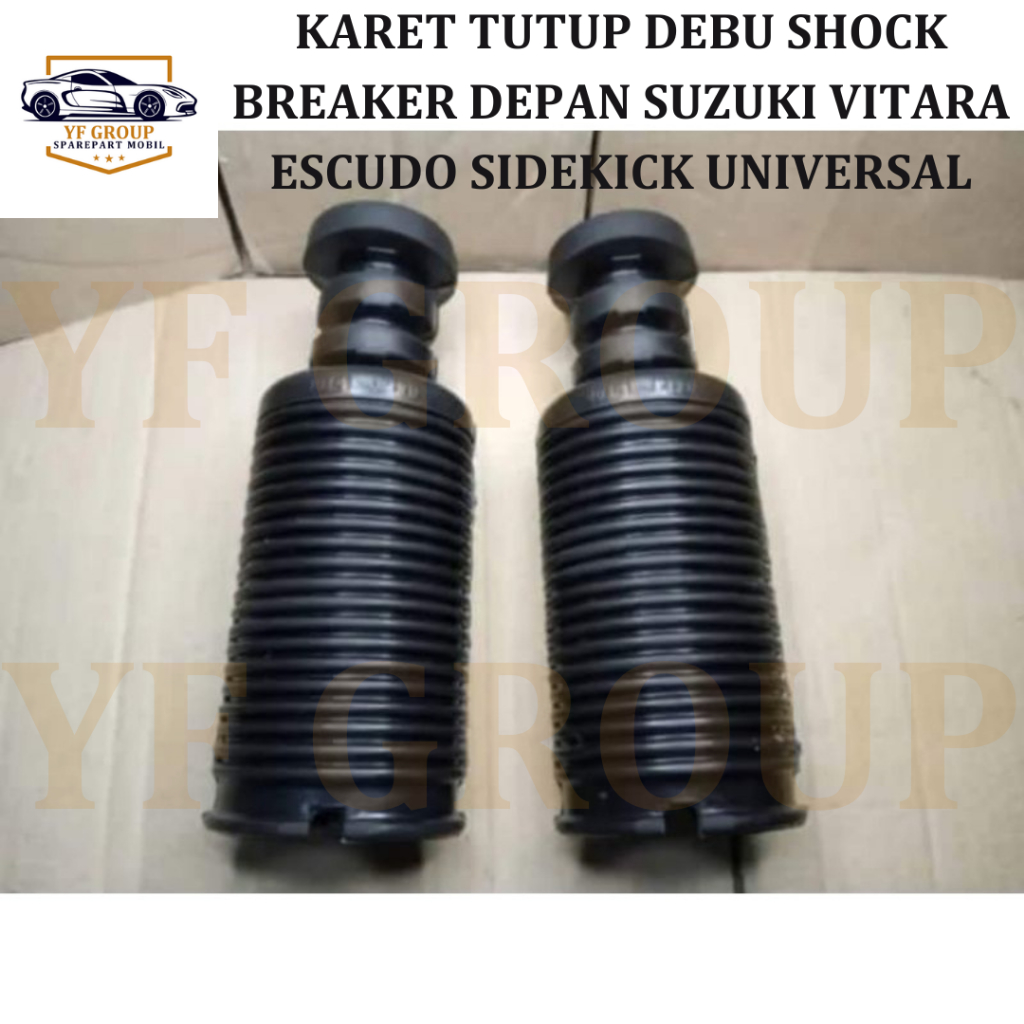 SPAREPART MOBIL KARET TUTUP DEBU SHOCK BREAKER DEPAN SUZUKI VITARA ESCUDO SIDEKICK UNIVERSAL