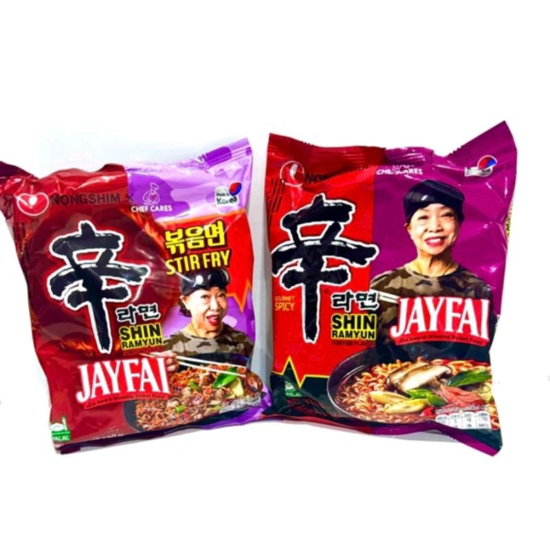 

NONGSHIM SHIN RAMYUN JAYFAI JAY FAI NOODLE | harga satuan ori viral thailand