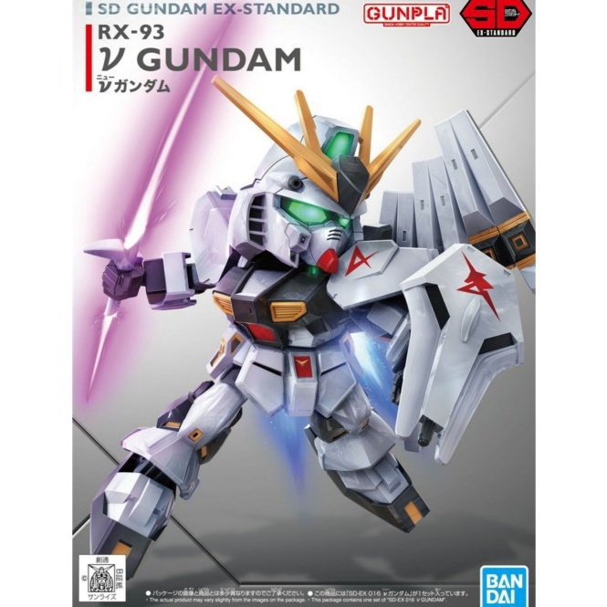 yg SD EX Standard RX93 Nu Gundam