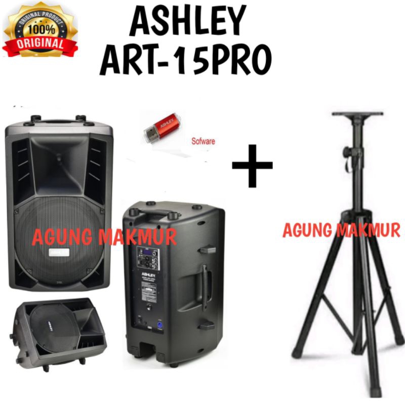 SPEAKER AKTIF ASHLEY ART-15PRO 15 INCH ORIGINAL - Speaker Aktif Ashley  ART 15PRO  - SPEAKER  ASHLEY ART15PRO