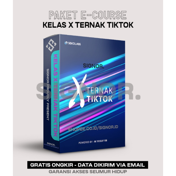 ECOURSE X TERNAK TIKTOK 100% Studi Case TERNAK DAN JUAL TIKTOK ACCOUNT