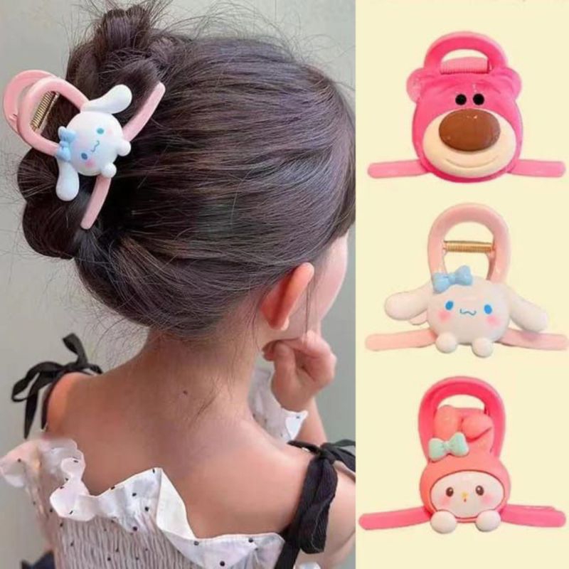 Jepit rambut karakter sanrio jepit rambut kartun sanrio jepit rambut anak perempuan kartun sanrio je
