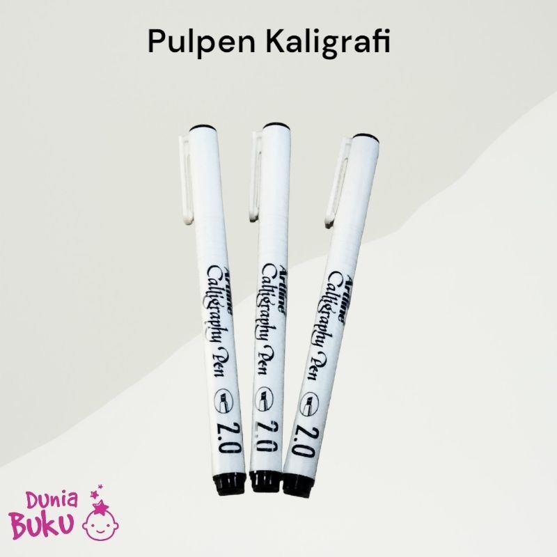 

( Eceren / Pcs ) Pulpen Kaligrafi / Artline Caligraphy Pen