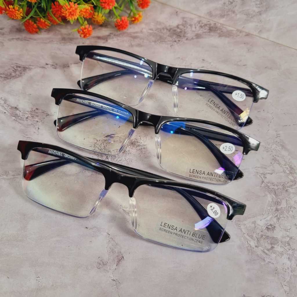 KACAMATA BACA PLUS ANTI RADIASI NZ840/KACAMATA BACA PRIA/WANITA ANTI RADIASI