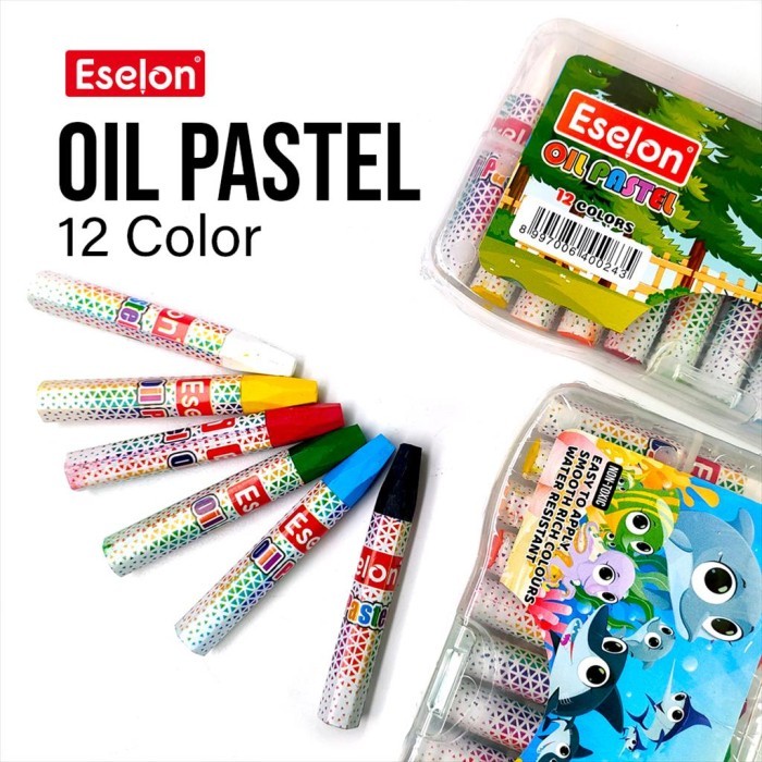

Crayon Eselon Oil Pastel 12 Warna