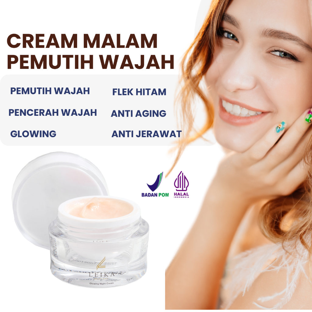 Cream Glowing Pemutih Wajah Ampuh Bpom Cream Pencerah Wajah Halal Night Cream Pemutih Wajah Wanita A