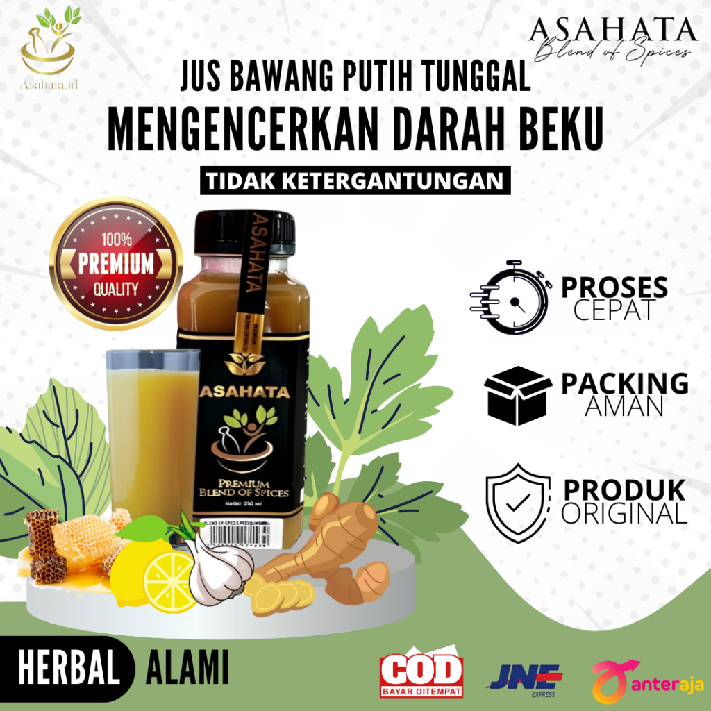 

Jus Bawang Putih Tunggal Mengobati Jantung Bengkak 100% Menggunakan Bahan Alami berkualitas - Asahata Indonesia