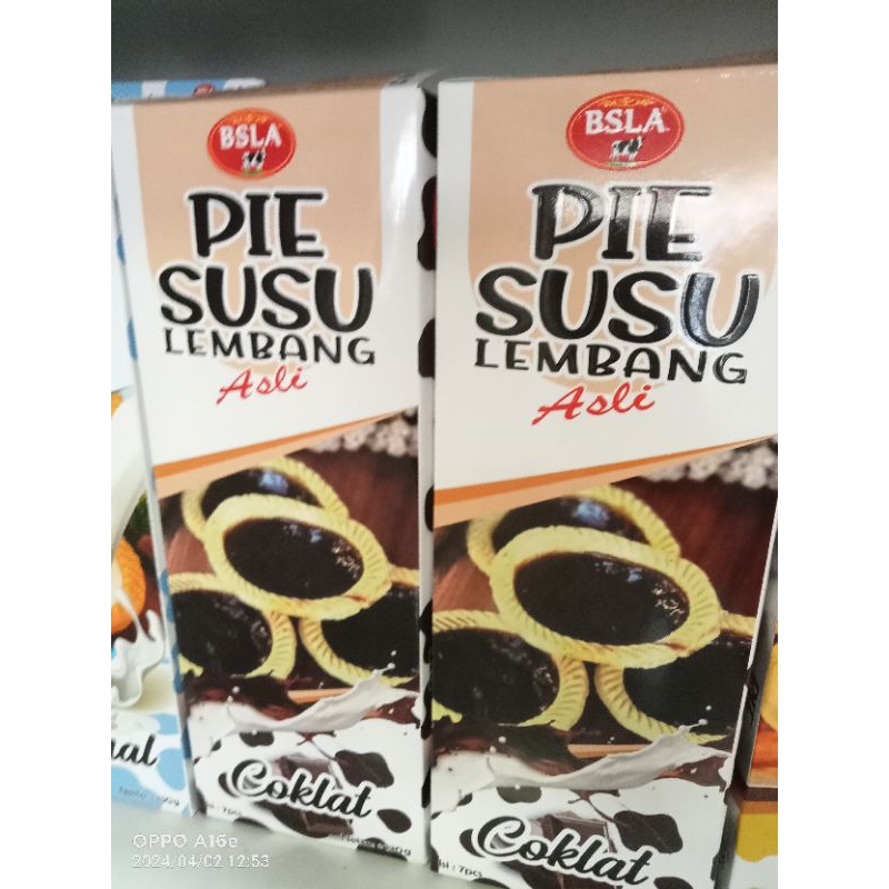 

pie susu lembang coklat