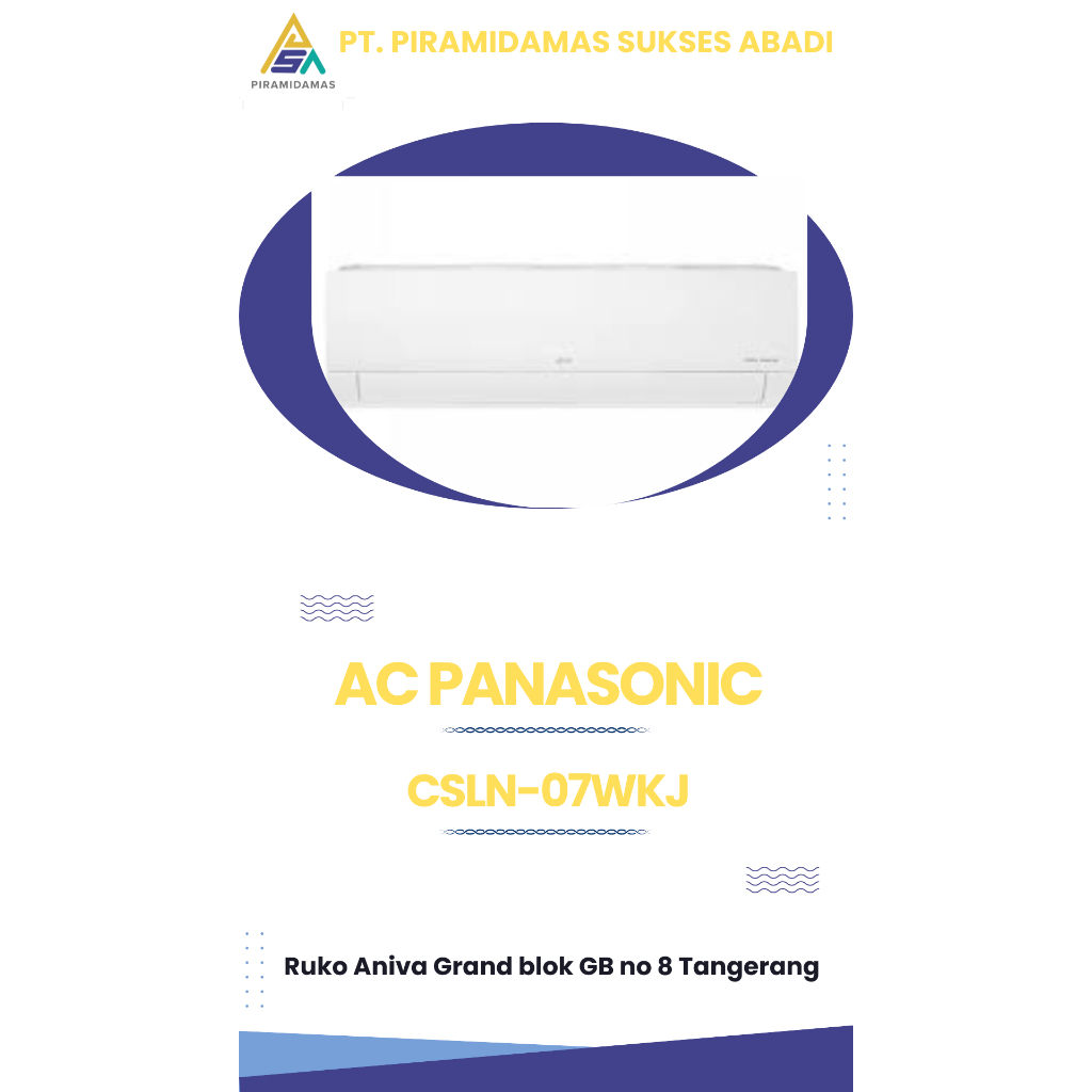 AC PANASONIC 0,75PK CSLN-12WKJ LOW VOLTAGE