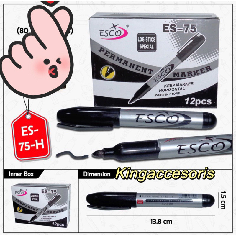 

1 PCS SPIDOL MP11 PERMANENT HITAM [WCC]