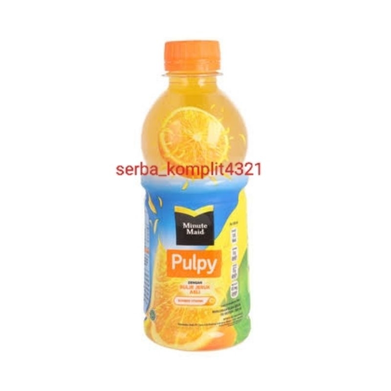 

minute pulpy orange Minute maid pulpy jeruk 300ML 300 ml minuman fresh jeruk