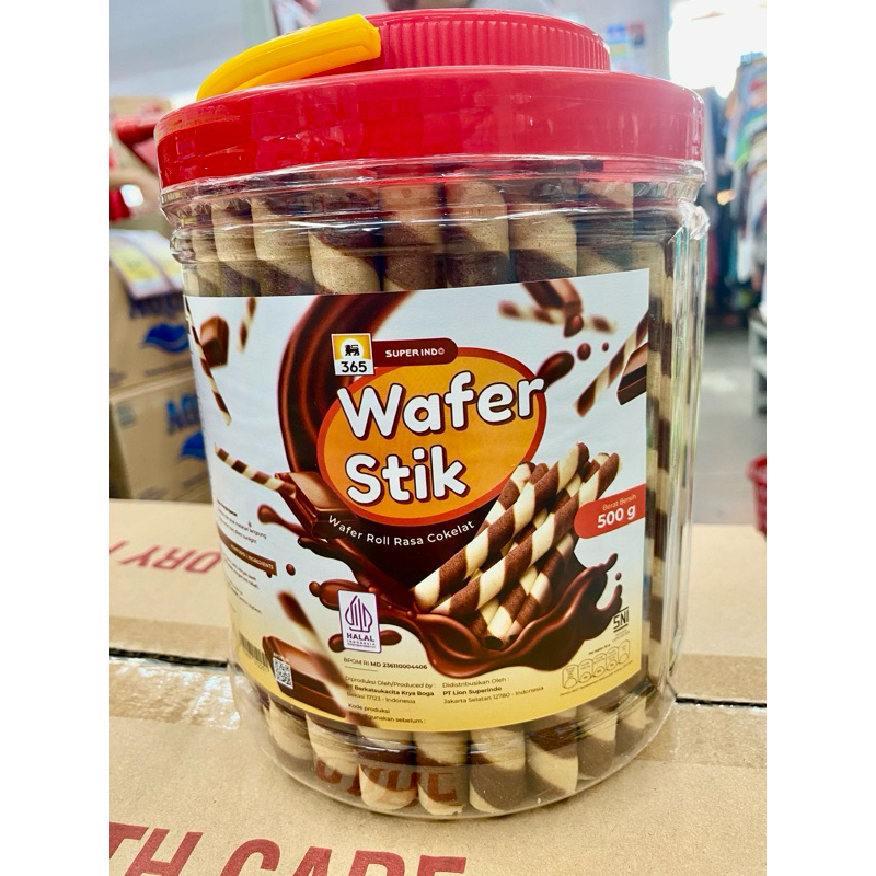 

365 wafer stick cokelat 500 g
