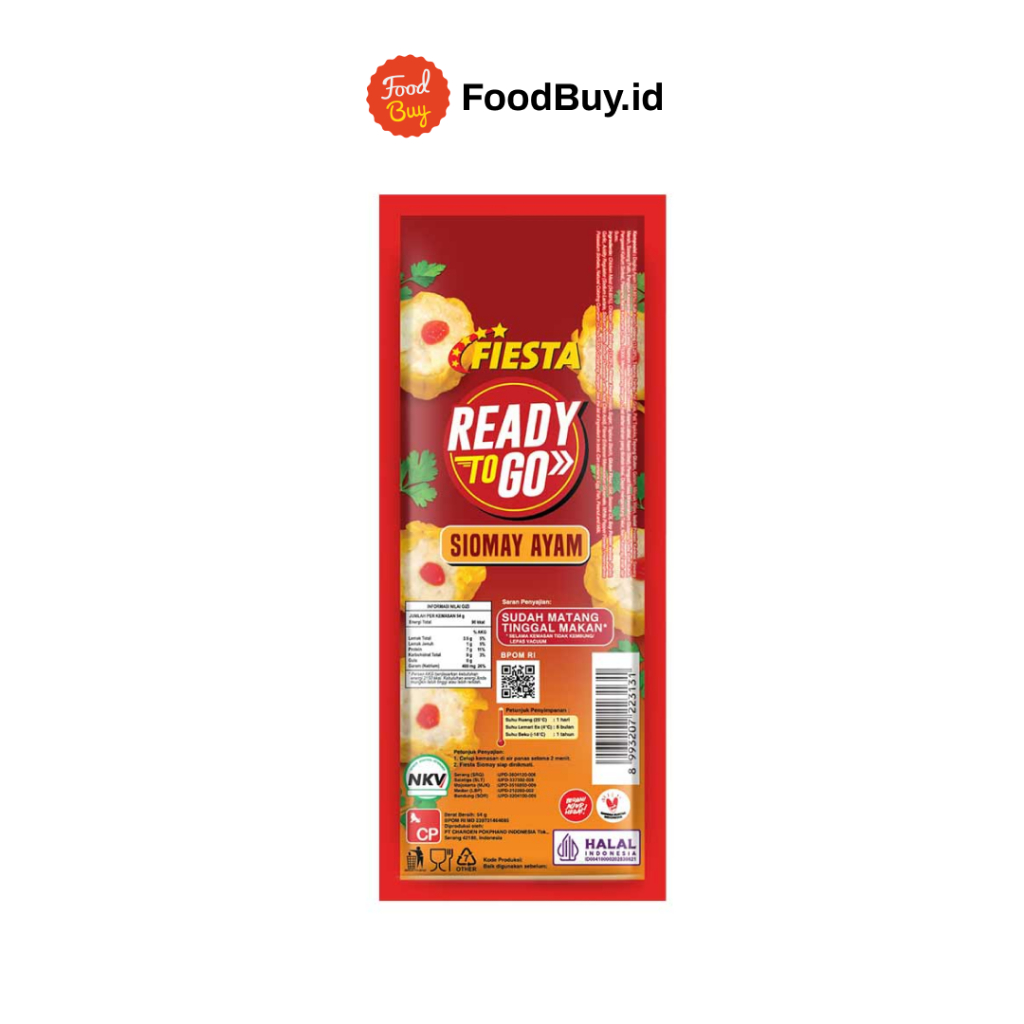 

Fiesta Ready To Go Siomay Ayam 54 gr
