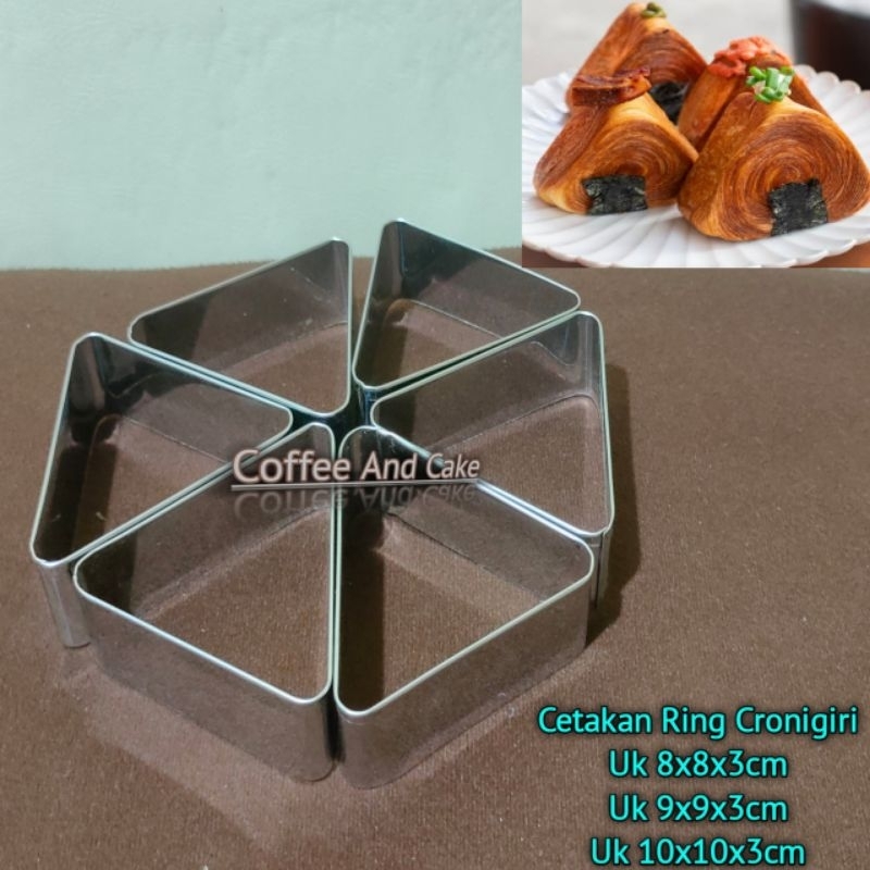 Ring roti segitiga / Ring cutter / Cetakan onigiri