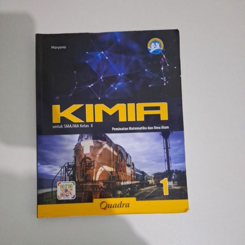 Buku Paket Kimia Quadra kelas 10 / X / 1