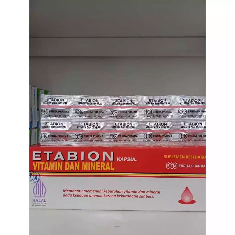 Etabion kapsul vitamin dan mineral