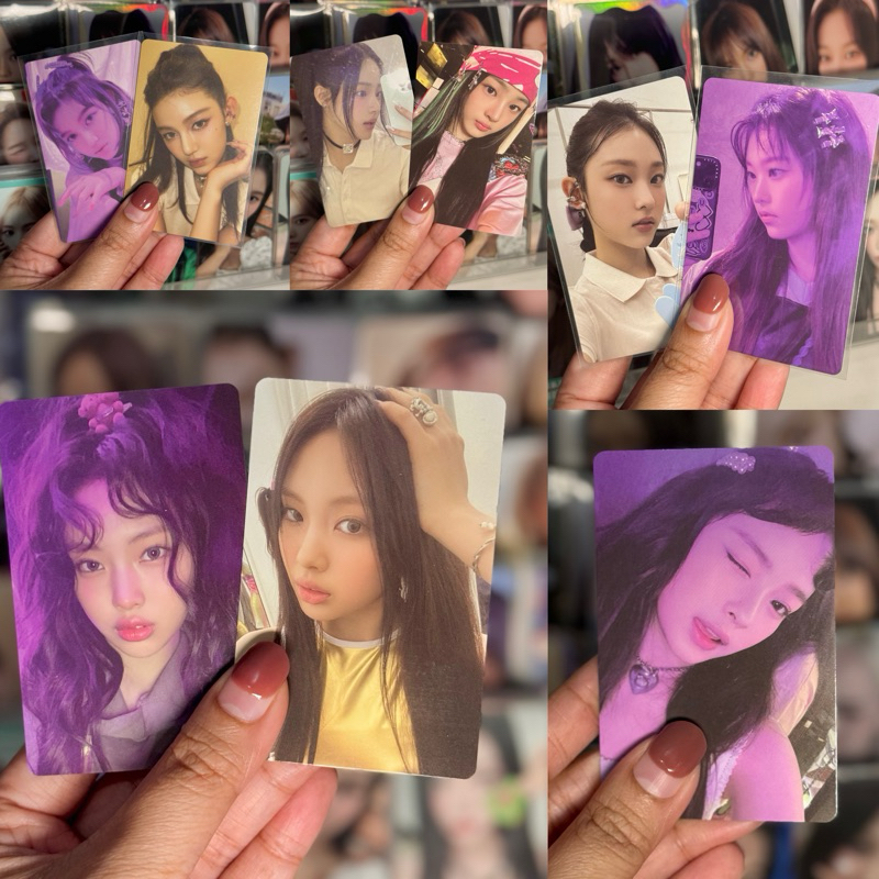 NEWJEANS GET UP WEVERSE ALBUM Official Photocards Set A