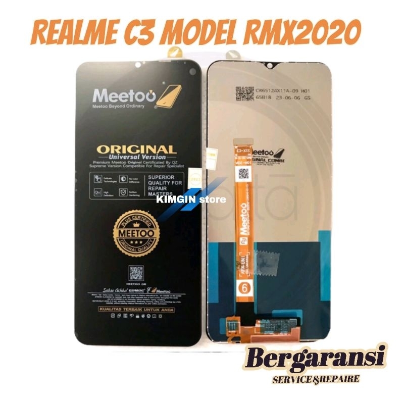 Lcd Touchsreen Ts Fulset Realme C3 Model Rmx2020