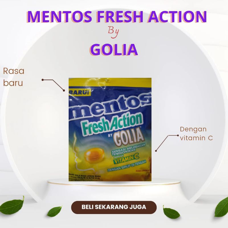 

Mentos Fresh Action By Golia Rasa lemon 100gr