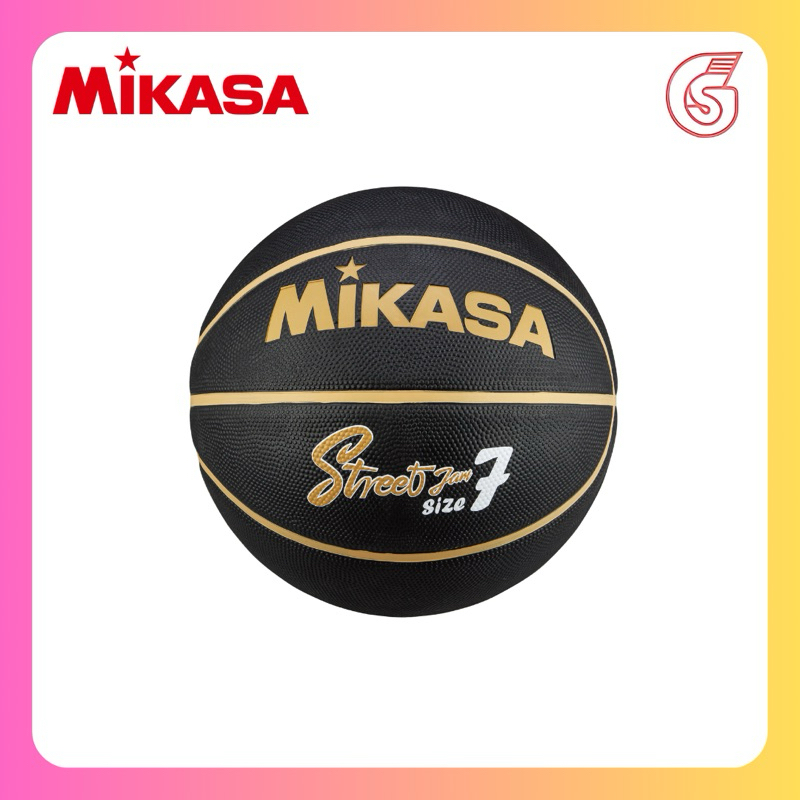 Bola Basket Mikasa Stree Jam Black Original