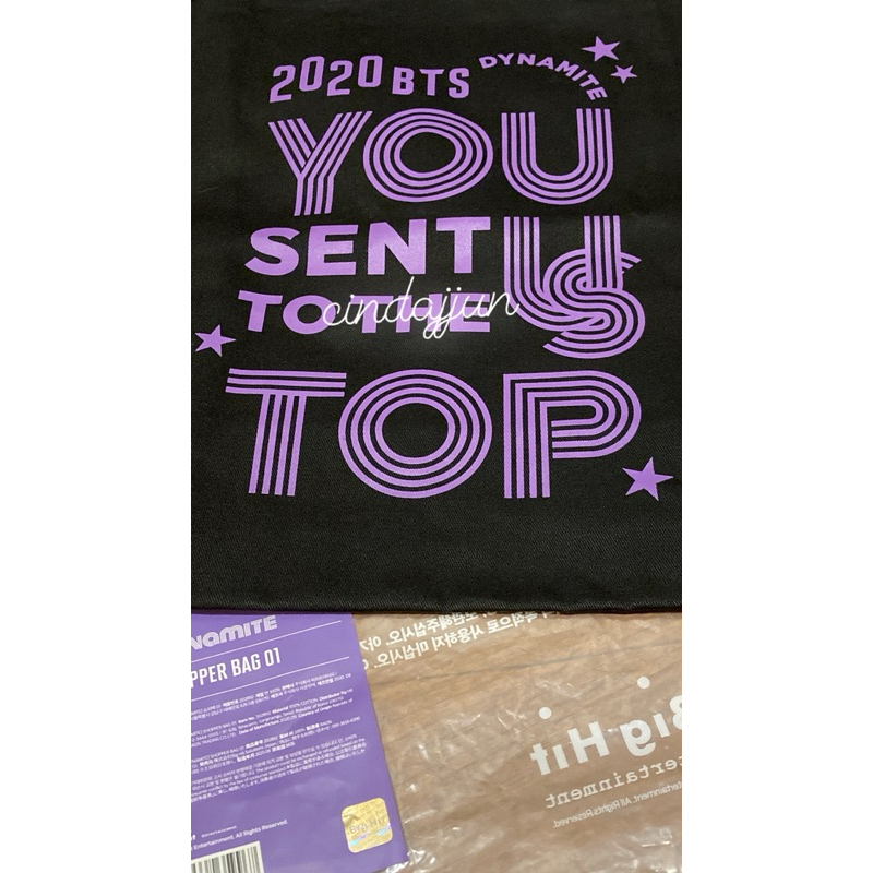BTS Dynamite 2020 - Shopper Bag (black)