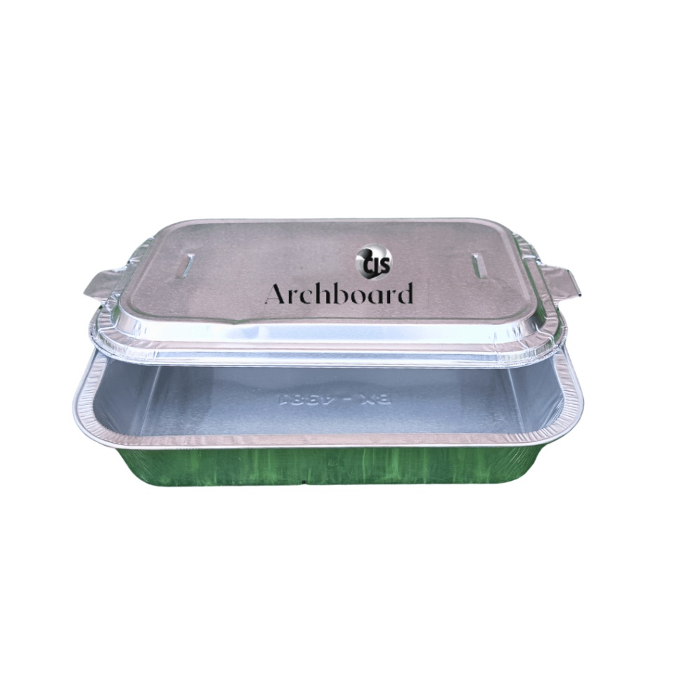 GROSIR Alumunium Foil BX 4381 Aluminium Foil Tray BX4381 Kotak Makan  tutup Isi 25 pcs Diskon