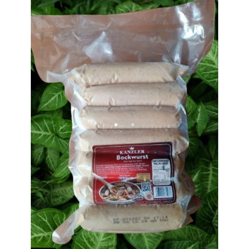 

Kanzler Bockwurst Sausage 1 Kg