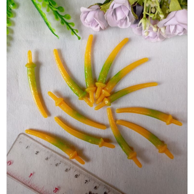 ( 15 Biji ) Putik Bunga Cala Lily Putik Cala Lily Gradasi Putik Plastik Putik Cala Lily Imitasi