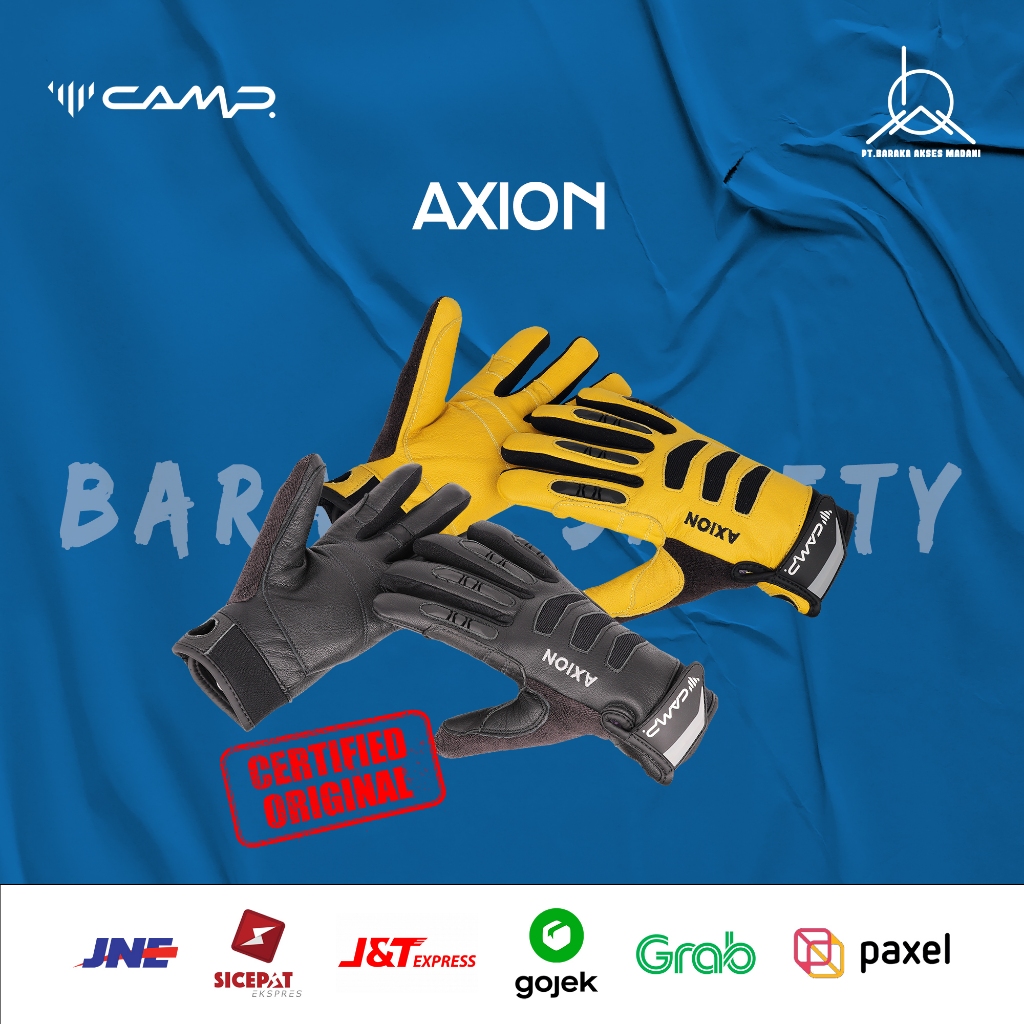 CAMP AXION GLOVES Safety Gloves and Belay Gloves for Professional Industrial Work and Rescue