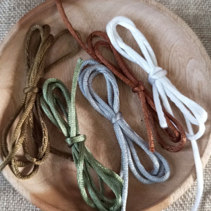 Tali Satin Polos Tali Satin China Talk Gelang Tali Satin 2mm Tali 2mm