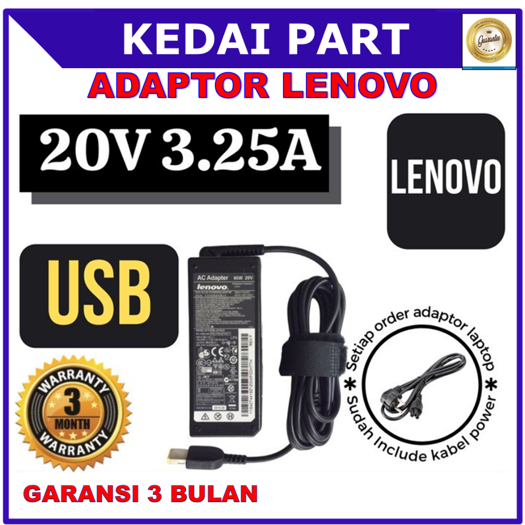 ADAPTOR CHARGER LENOVO THINKPAD E450 E550 L450 L550