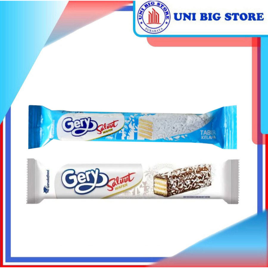 

Gery Saluut Wafer Cokelat Coklat Kelapa 17.5 gr ECER Chocolate