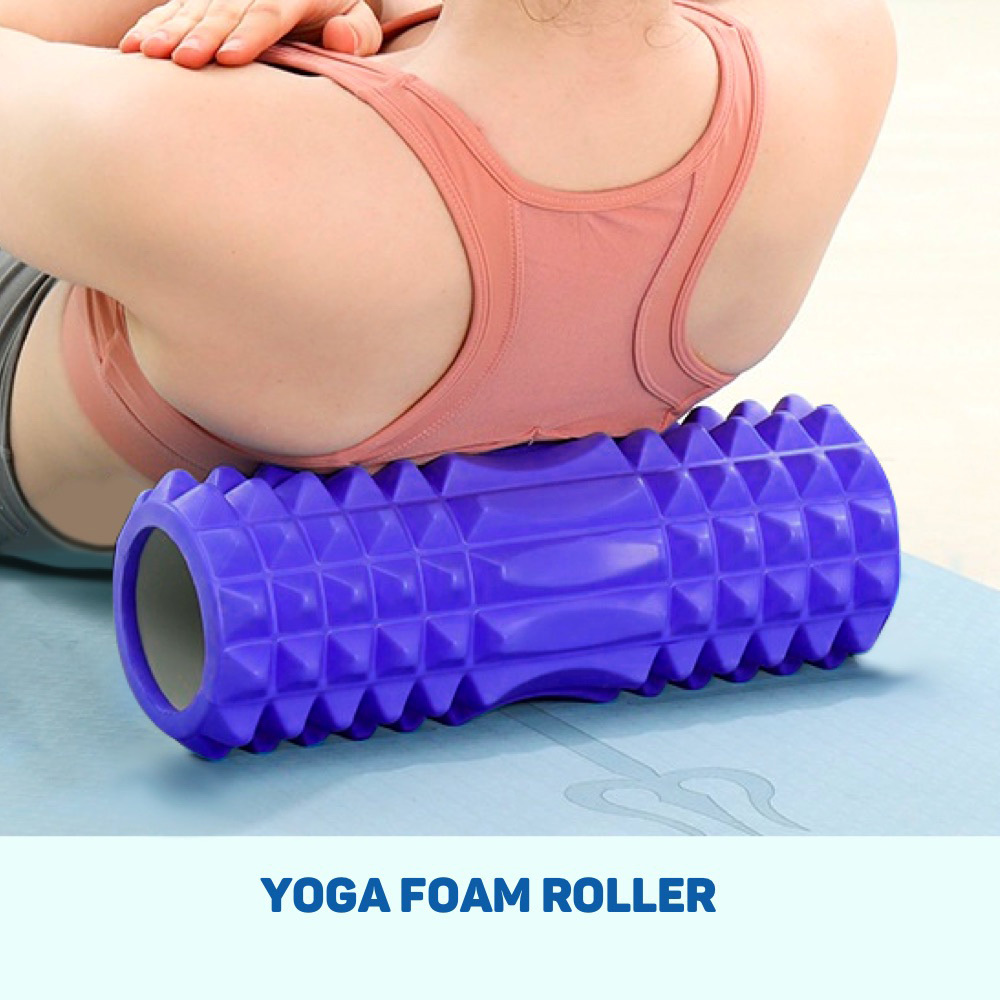 Roller Alat bantu Yoga Hollow Column Foam Gym Massage Exercise - D334
