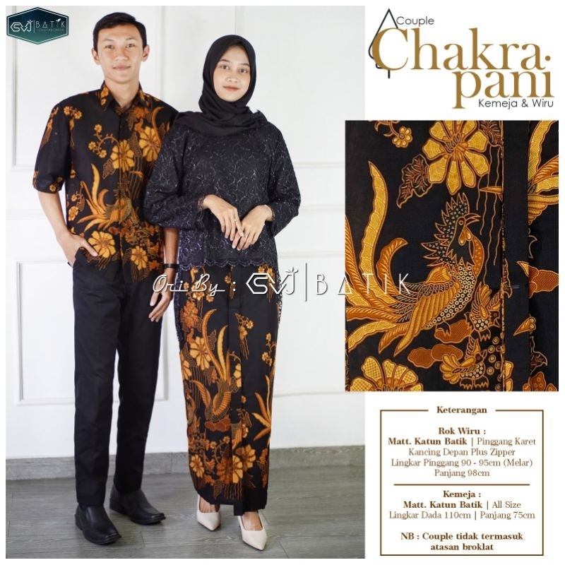 couple batik sarimbit baju batik rok wiru hem batik bahan katun primisima hajatan pernikahan lamaran
