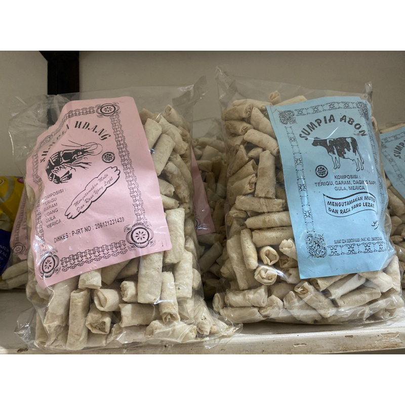 

sumpia udang / abon sapi