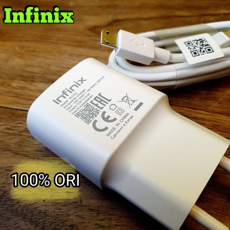 [PROMO]Charger Infinix 2A 10Watt Original 100% Copotan Hp Smart 5 Smart6 Smart7 Smart9 Hot 11Play  (second)
