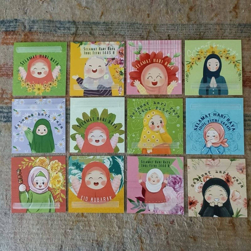 

amplop lebaran unik murah (tema anak cewek