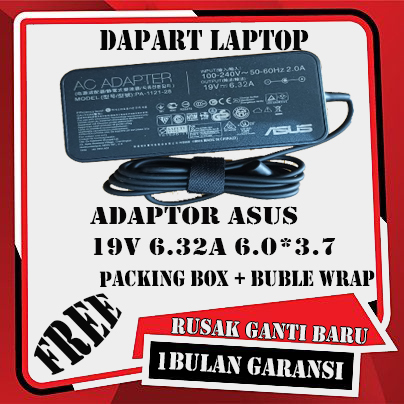 Adaptor Charger Asus ROG TUF GAMING 19V 6.32A ( 6.0×3.7 ) ORIGINAL