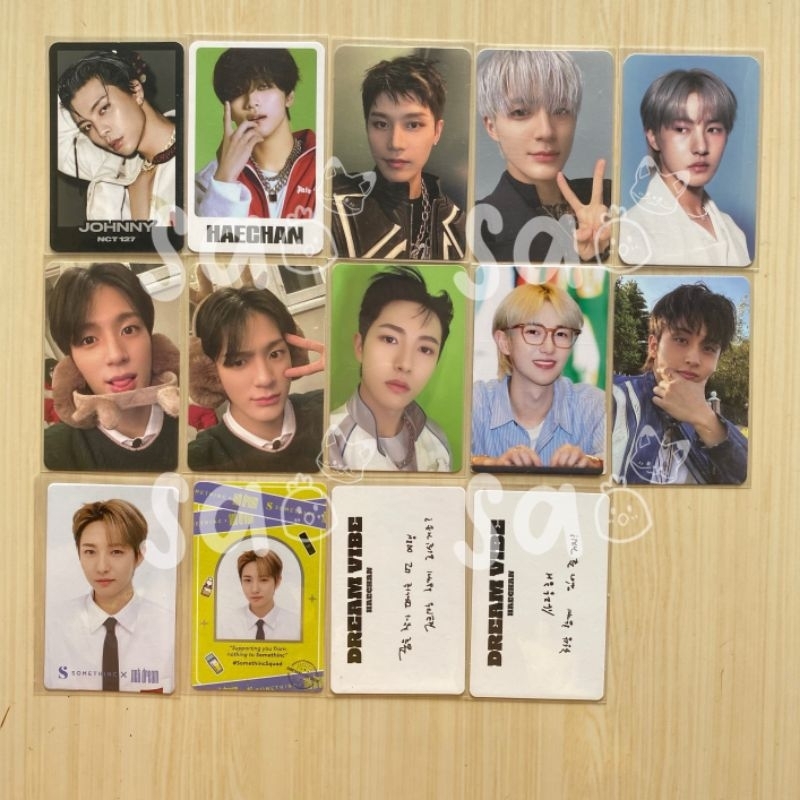 PC Photocard Johnny Haechan Taeil Jeno Renjun Mark NCT DREAM 127 Official TC 2 Baddies Black Konsep 