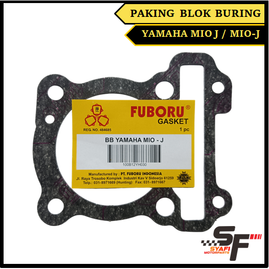 PAKING BLOK BURING YAMAHA MIO J / MIO-J PERPAK GASKET PERPAK BAWAH / KAS FUBORU