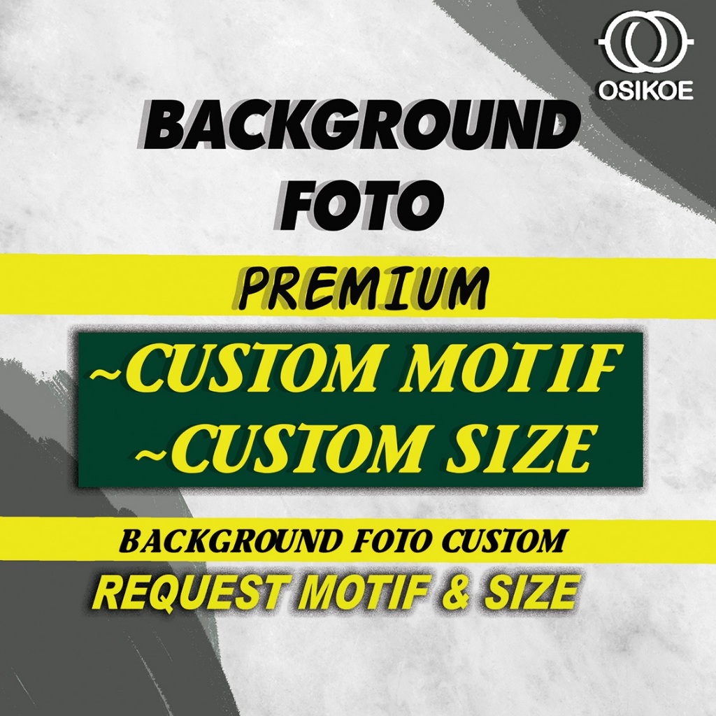 Background Custom / Shutterstock osikoe / custom motif, costom size, premium bisa custom motif
