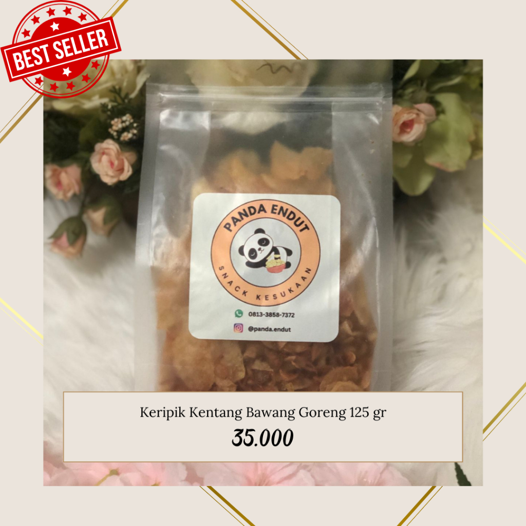 

Keripik Kentang Bawang Goreng 125gr