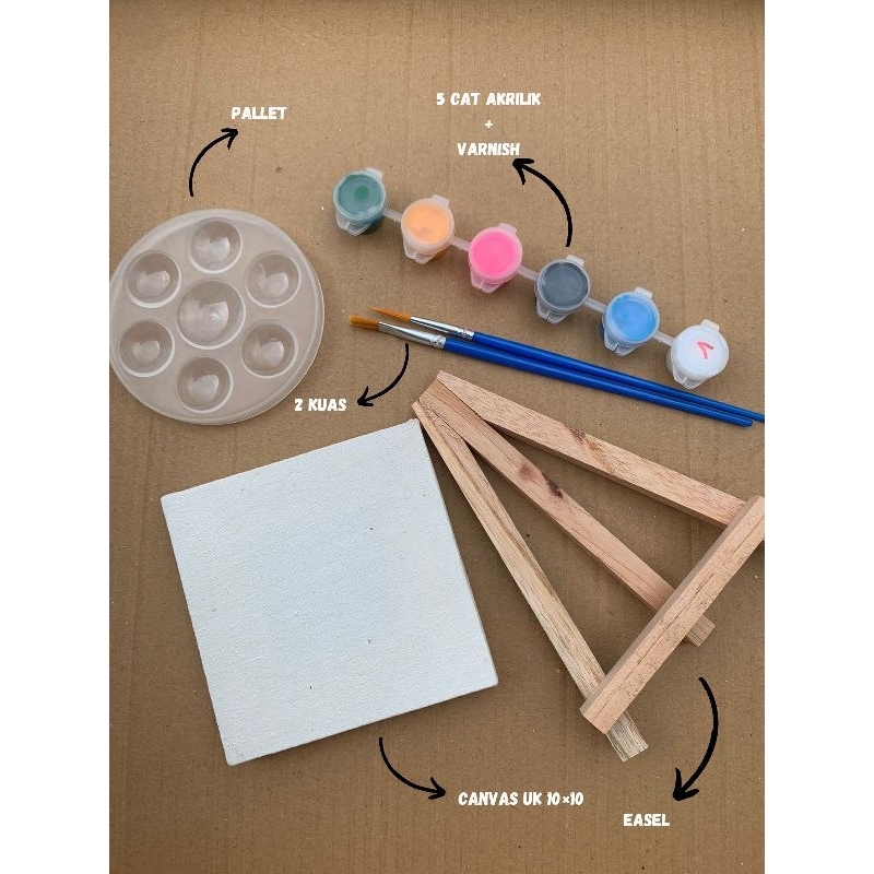 

canvas painting kit by cholacraft