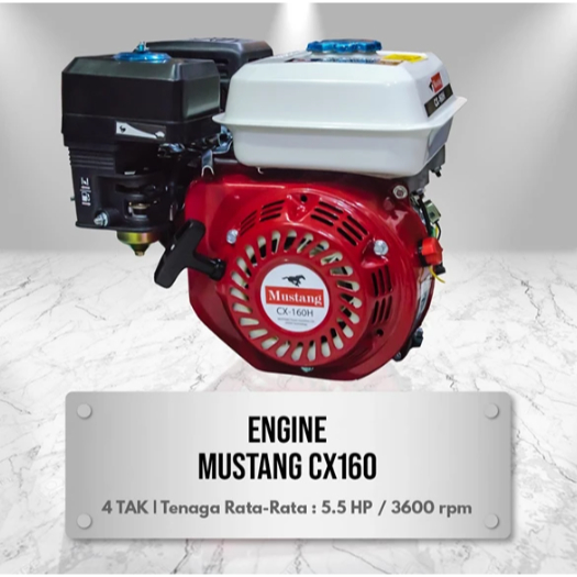 MUSTANG ENGINE 5.5HP (CX-160H), 6.5HP (CX-200H) / MESIN KOMPRESOR
