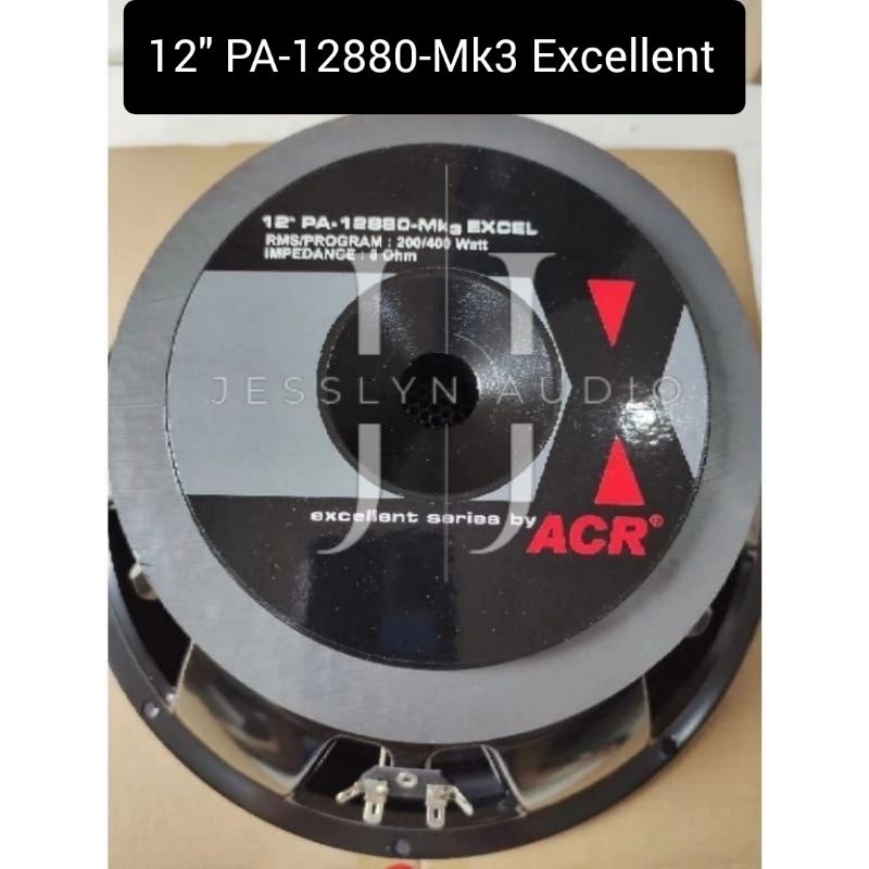 SPEAKER ACR EXCELLENT 12 inch PA-12880-MK3 EXCEL 400 Watt