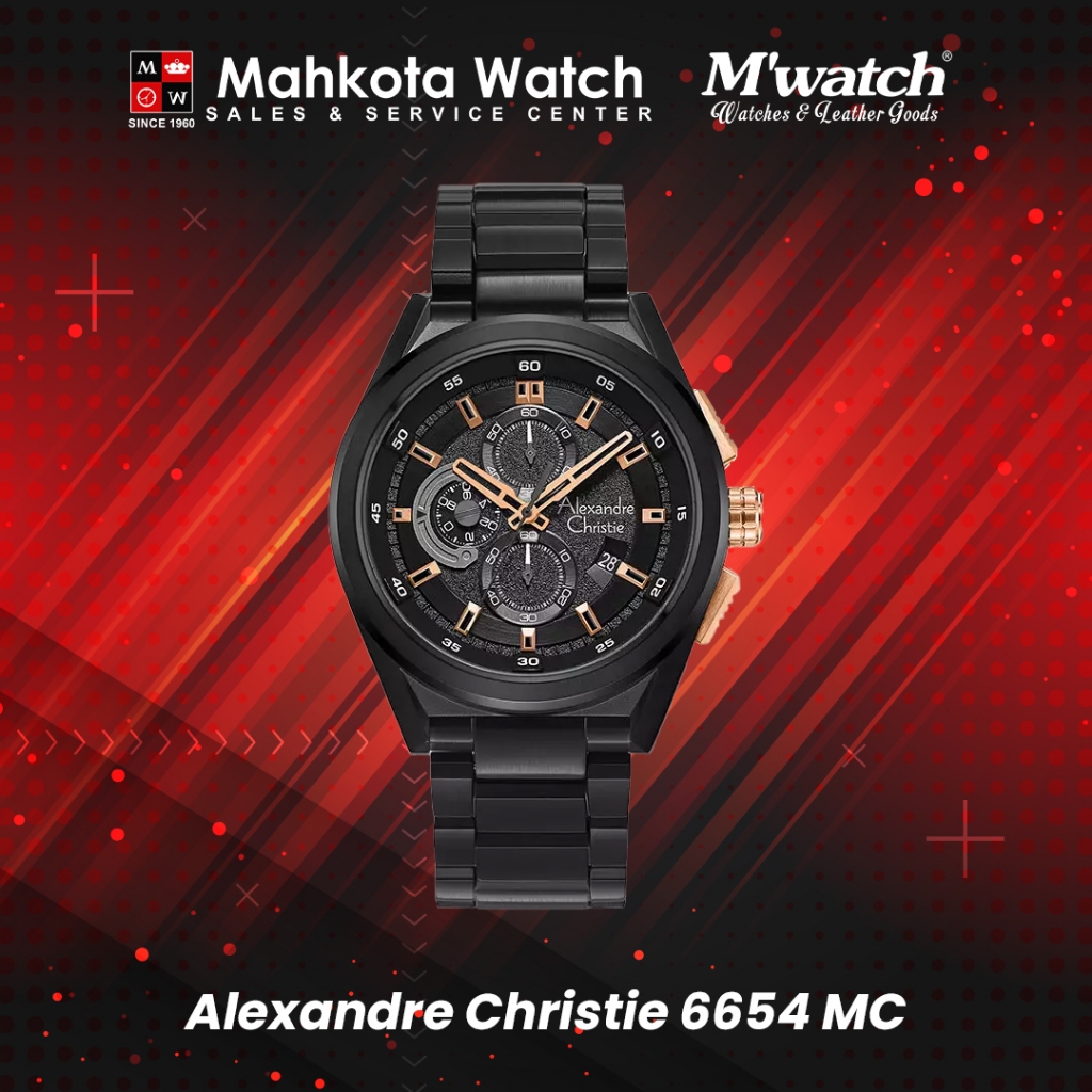 JAM TANGAN PRIA ALEXANDRE CHRISTIE 6654MC ORIGINAL