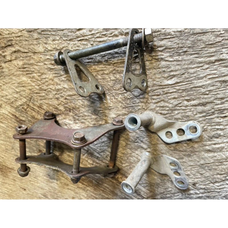 Breket mesin KLX Dtracker copotan