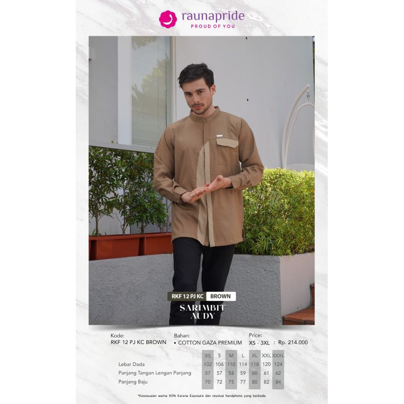 Rauna Koko Dewasa RKF 12 Brown - Koko Lengan panjang _ Fashion Muslim