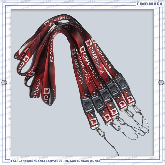 

CIMB NIAGA LANYARD TALI ID CARD SATUAN